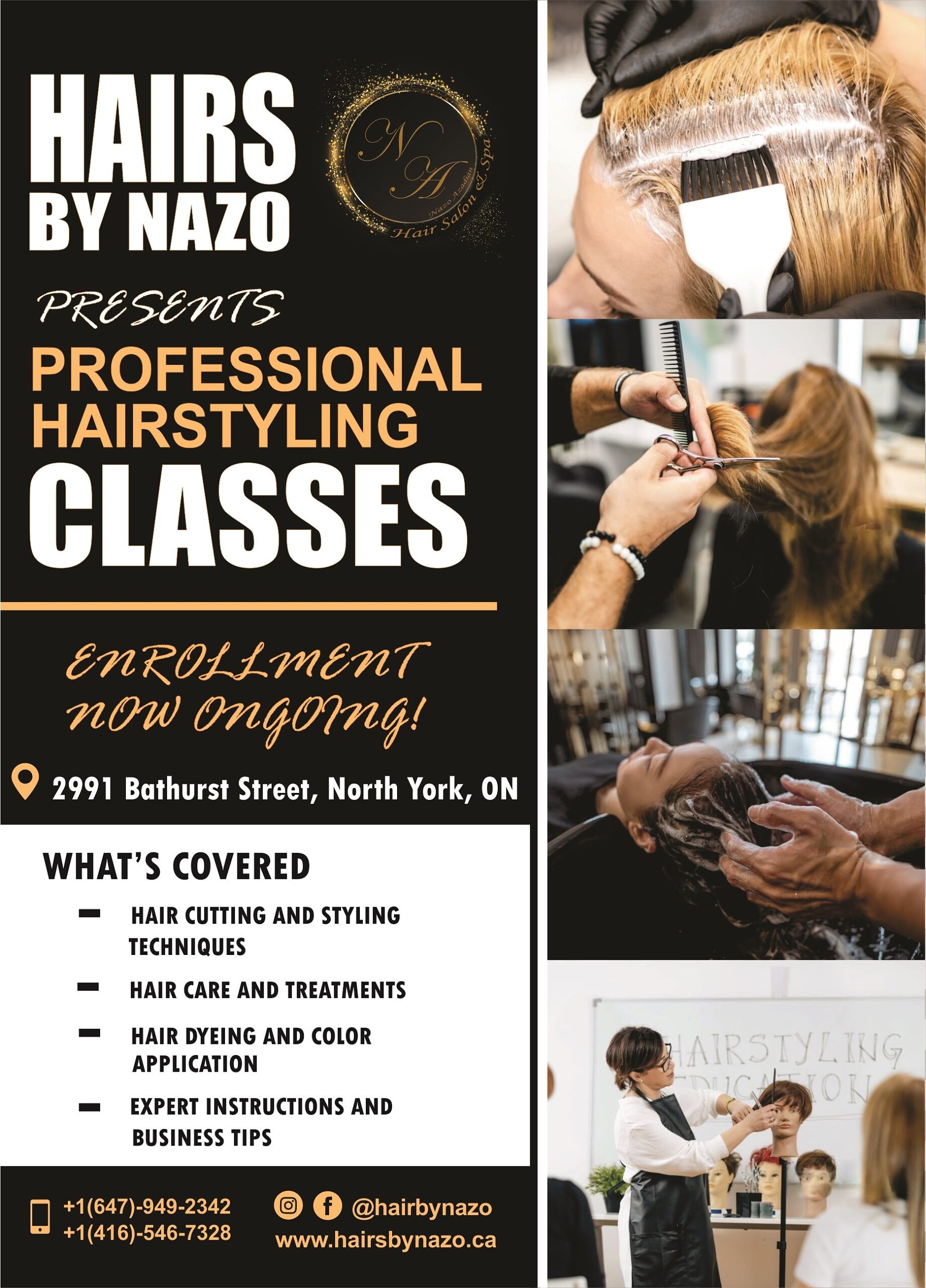 Hairs by Nazo Classes Flyer